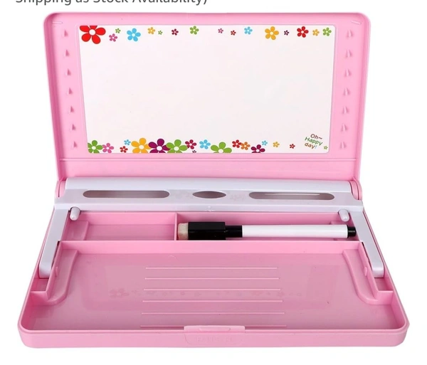 New multifunctional geometry box with book stand, writing board and more