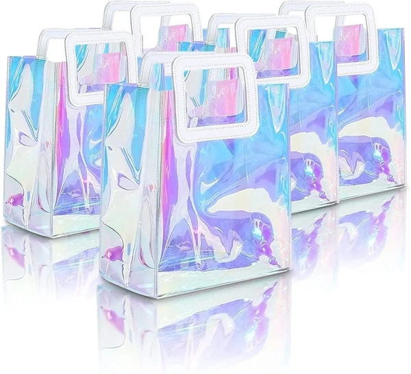 Holographic bags in budget range for return favors and more... 8*8*2 inches