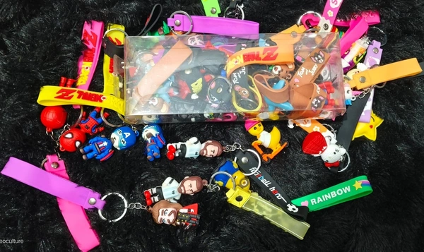 Premium quality keychains Pack of 12 pcs in blister box