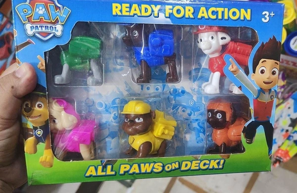 Paw patrol figure set of 6