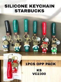 New designs added in premium quality keychains Starbucks and football