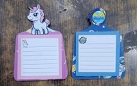 Homeoculture New magnetic planners 2 characters available Unicorn Space 2 sizes available
