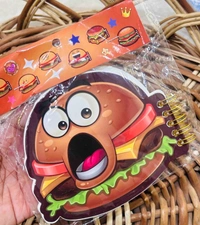 New burger theme spiral diary