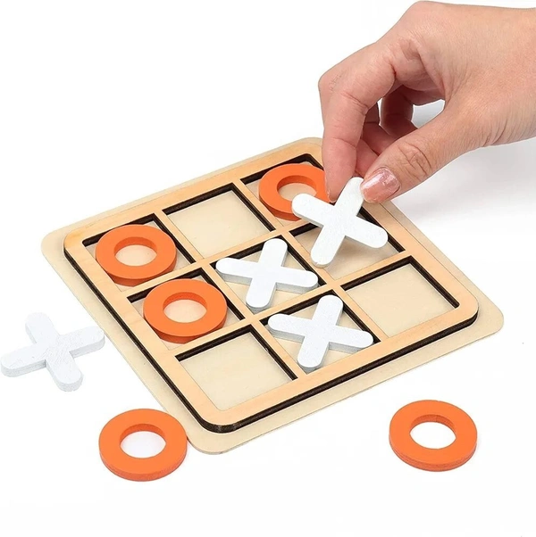 Tictac toe game wooden