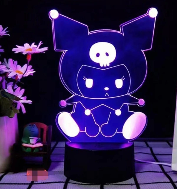 Kuromi transparent lamps  