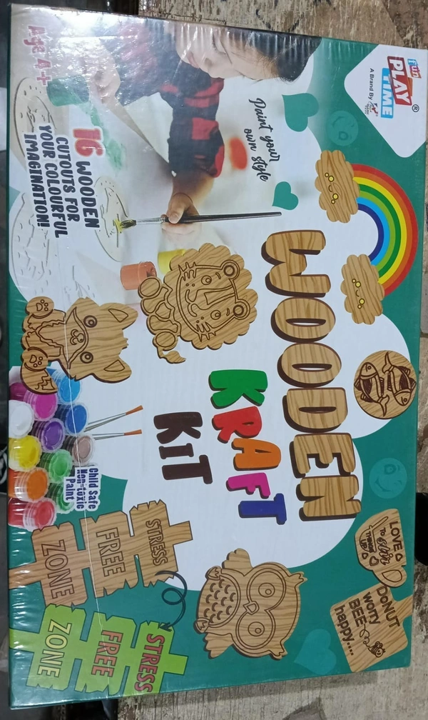 16 In 1 wooden craft game