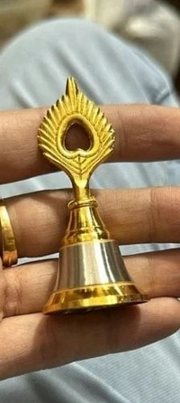 Mor pankh design metal bill for gifting in potli packing. Size 3 inches