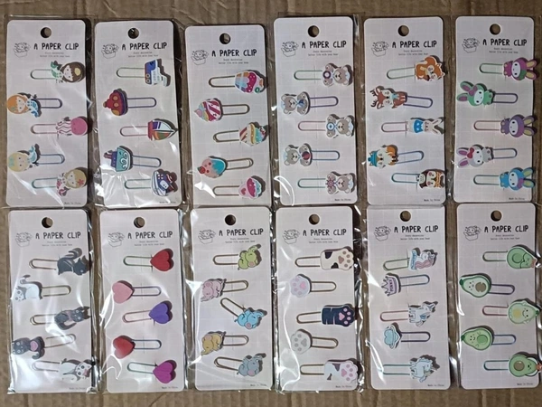 New book marks set of 5/ card
