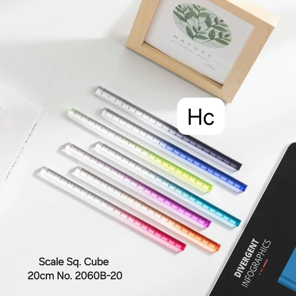 Cube scales Premium quality 20 cms Color random only