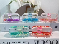 New premium quality water keychain in labubu theme 2 models available bus and different shapes