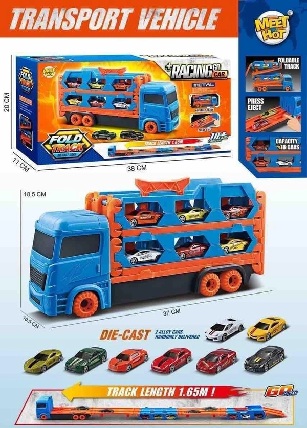 New arrival Fold track diecast cars launcher