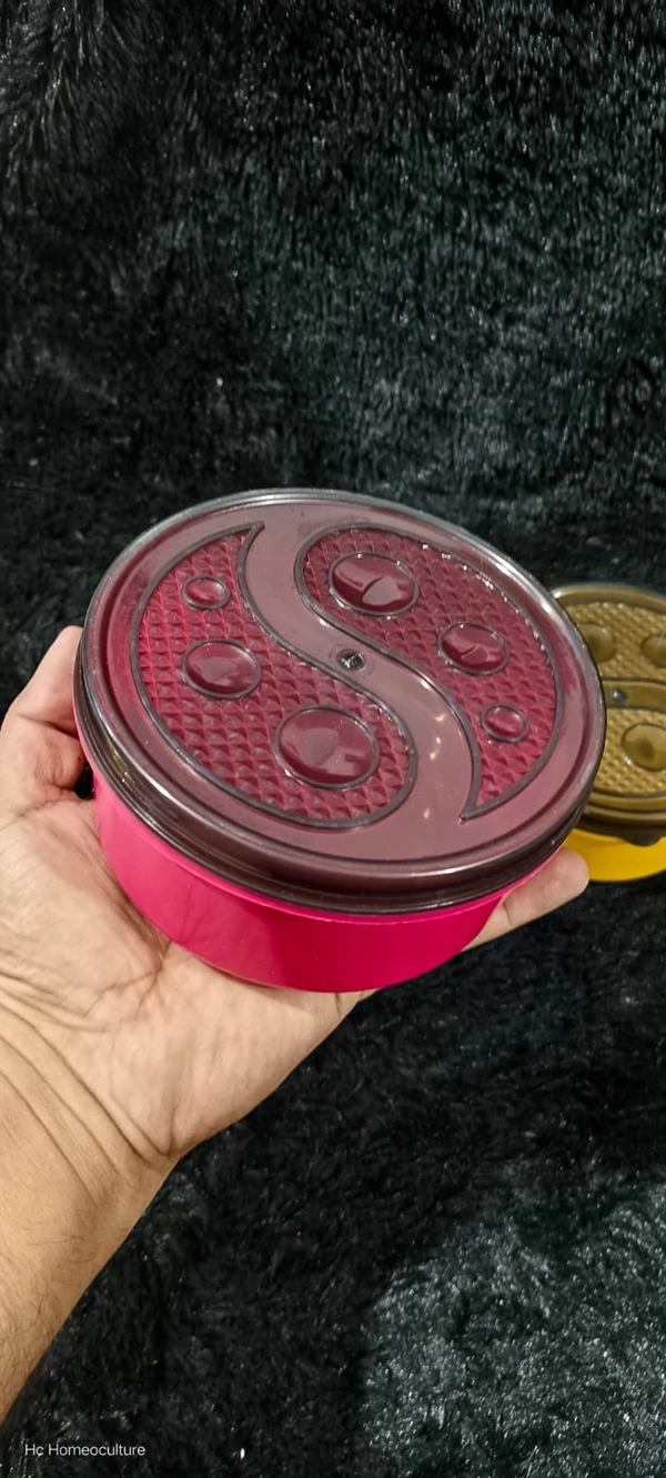 New plastic round big dibbi for kanjak packs of 12