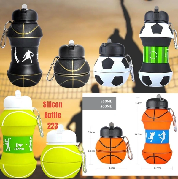 Expandable silicon bottles