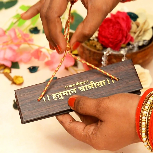 New arrival Wooden hanuman chalisa