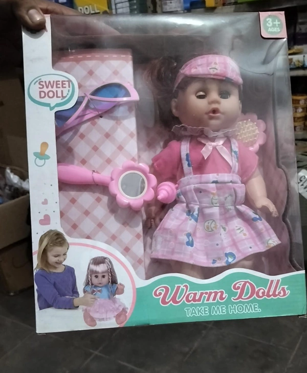 Warm doll Accessories included