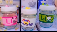 New glass grip mugs in kids print