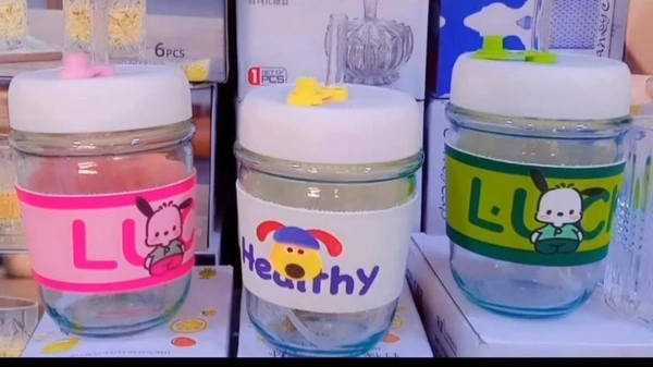New glass grip mugs in kids print
