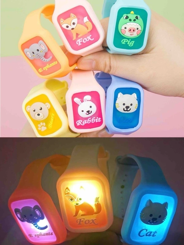 New animal theme wrist bands with citronella for mosquito repellent