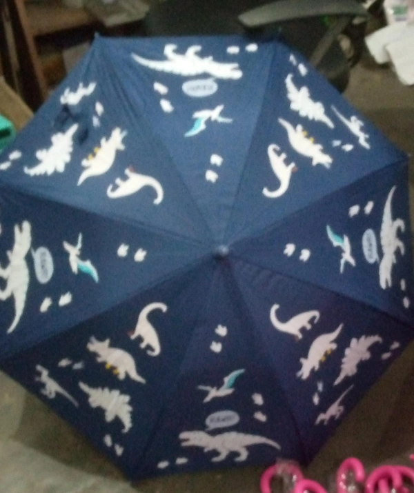 Color changing umbrella