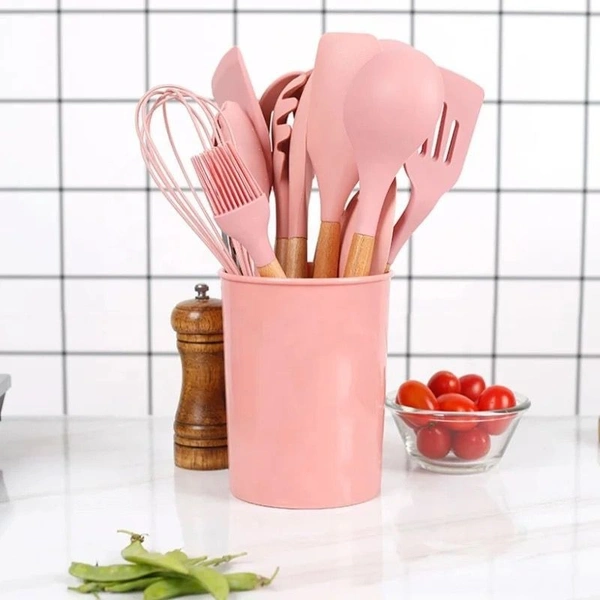 New silicon cook and serve set 