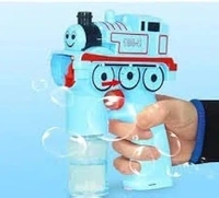 Little train shaped bubble gun Battery operated (not included)