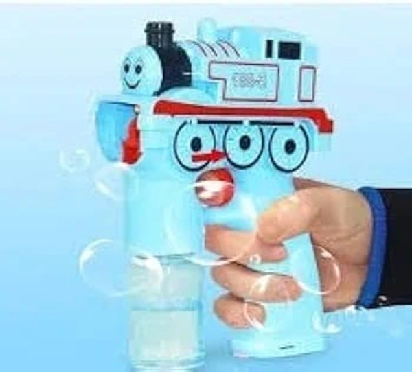 Little train shaped bubble gun Battery operated (not included)