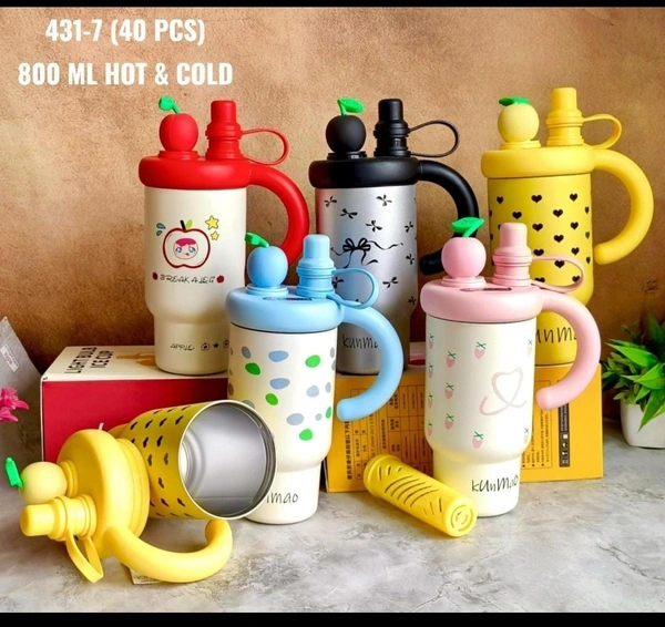 New steel Insulated sippers Premium quality Color random only 750 ml