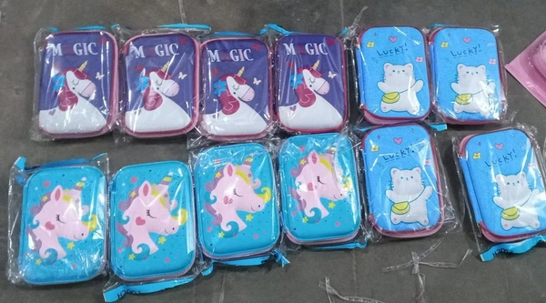 New designs in 3d smiggle pouches cum stationery organizer added