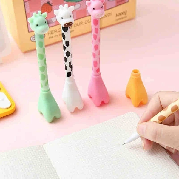 New giraffe theme gel pens in stock  packs of 12