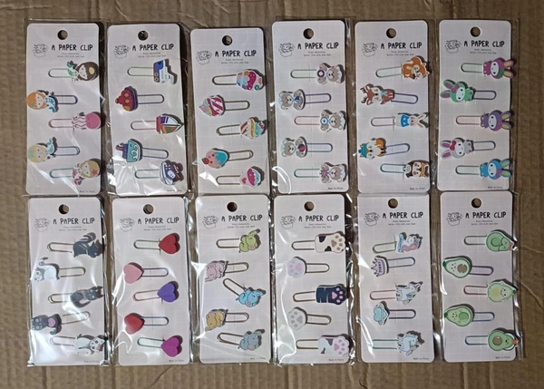 Book marks set of 5/ card Design random only