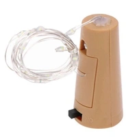 Multicolored and warm(yellow) led cork light (2 mtrs)