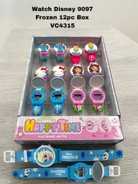 Disney watch with openable cover on dial