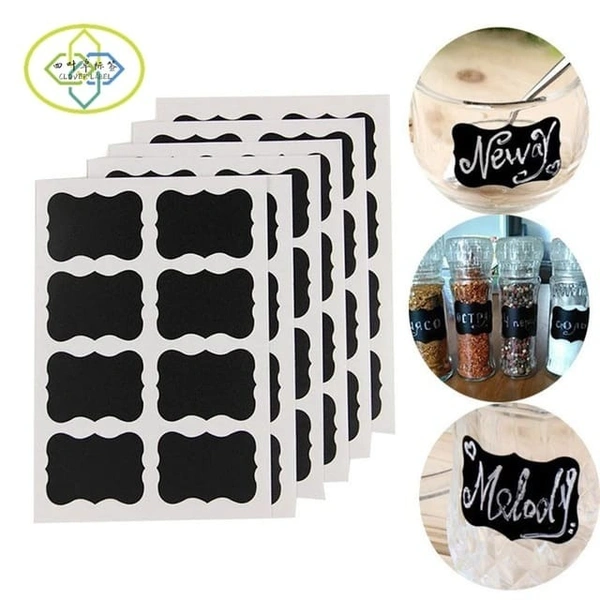 Chalkboard label sticker roll
