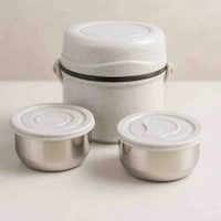  Steel lunch box. Color random only