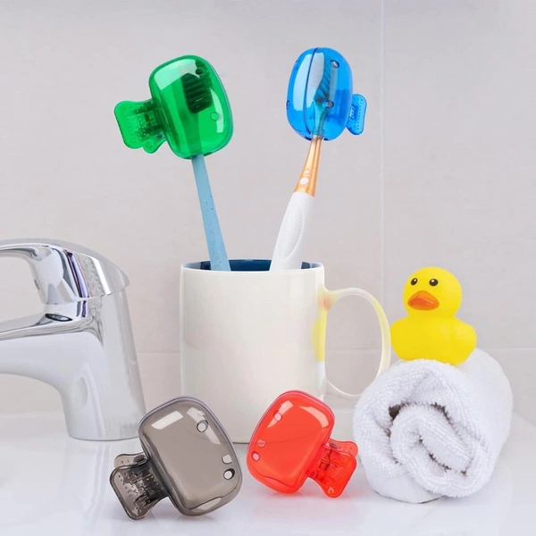 Toothbrush head protector clip pack of 12