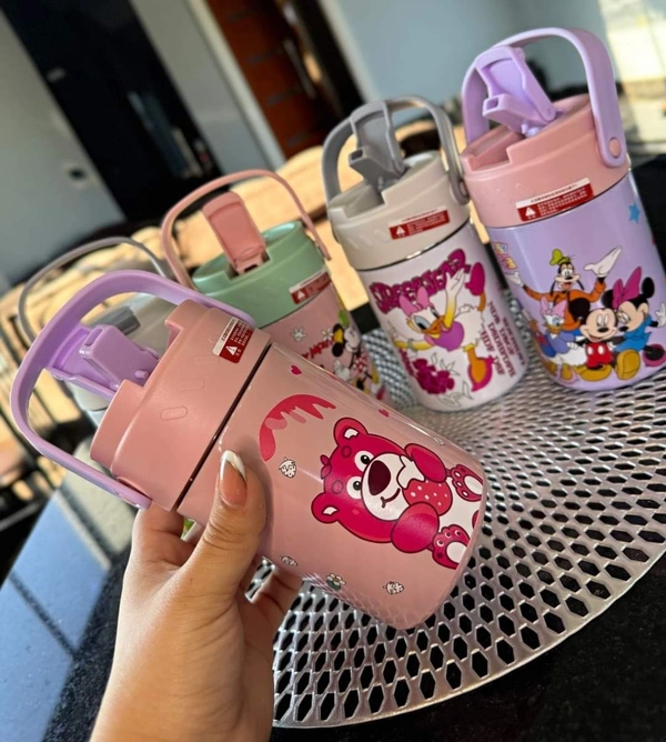 550 ML STAINLESS STEEL INSULATED SIPPER / SOUP BOWL DISNEY THEME
