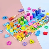 Logarithmic wooden puzzle game