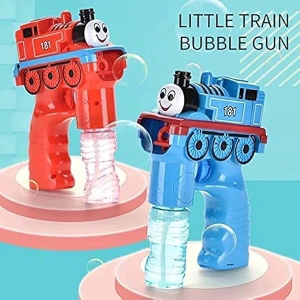 Little train shaped bubble gun Battery operated (not included)