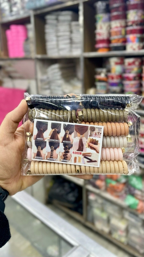 New ponytail tie for girls n ladies packs of 12