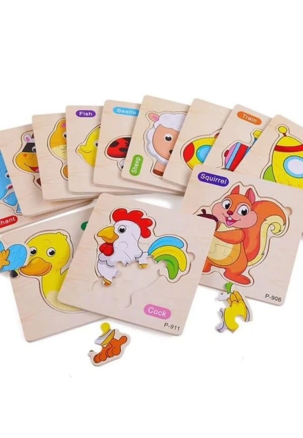 New wooden puzzles 6 inches
