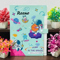 Space n unicorn piano folder Color random only