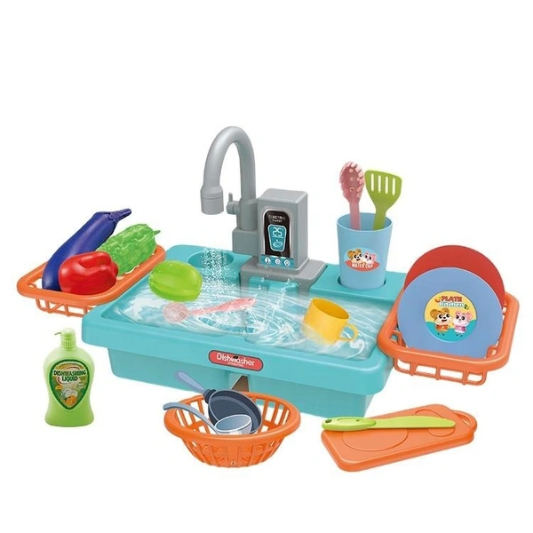 Electric Dishwasher Sink Kitchen Set For Kids