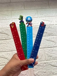 Wooden scale in avengers theme Buy set of 4 Design random only