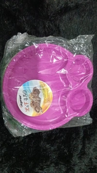 Plastic plates for kanjak 12 pcs set. 12 pcs in single design only Color random