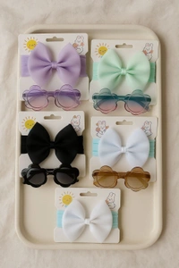 Goggles hair softband combo Premium quality. No color choice possible in bulk