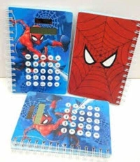 A5 spiral calculator diary 