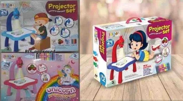 Projector table sets in new design Only girl or boy choice possible character random