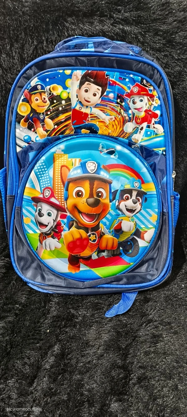 New 16 inch premium quality school bags Naruto, paw patrol n unicorn available 3 zips n 2 bottle holders on both sides