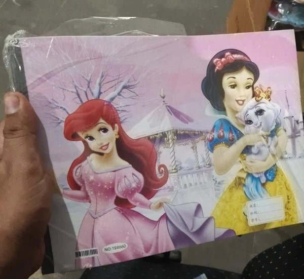 Premium quality drawing books with 1 sticker page 1 character available ( packs of 10 )