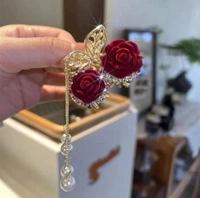 Rose clip Metal hair claw clip Premium quality